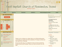 Tablet Screenshot of fbcpleasanton.org